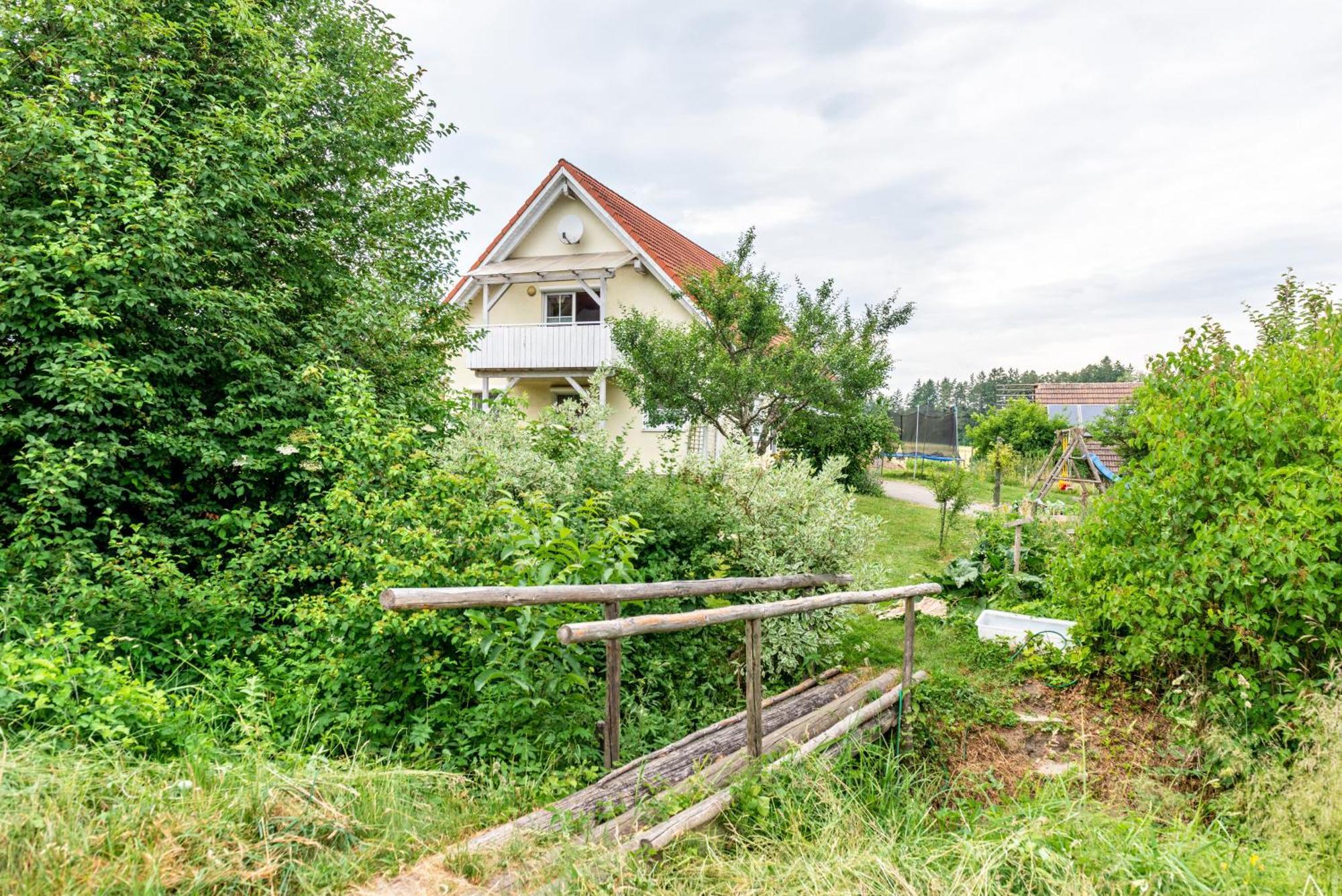 Beutenmuehle Straussenfarm Dach Owingen Экстерьер фото